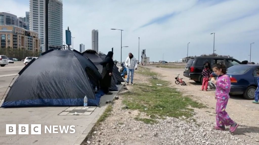 Beirut Evacuees Sleeping in Tents and Cars as Israeli Strikes Hit Dahieh Suburb